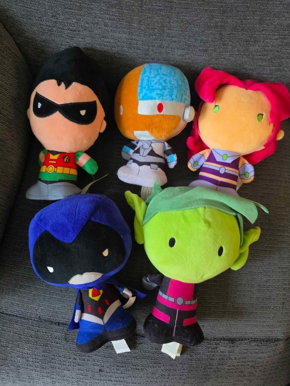 Teen Titans Plush Toy Set - Multicolor Kids Characters